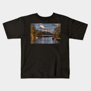 Below The Weir at Pangbourne Kids T-Shirt